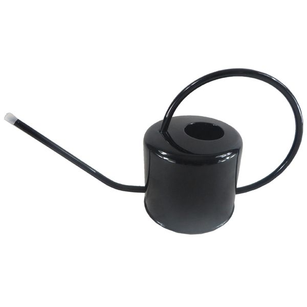 european gardening watering can pot stainless steel 1300ml household shower pot black small watering flower
european gardening watering can pot stainless steel 1300ml household shower pot black small watering flower