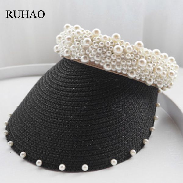 wide brim hats maershei 2021 women's summer sun hat sunscreen pearl empty cap casual elegant sunshade beach, Blue;gray
wide brim hats maershei 2021 women's summer sun hat sunscreen pearl empty cap casual elegant sunshade beach, Blue;gray