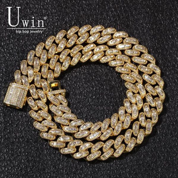 chains uwin 13mm cuban chain baguette round cubic zircon mixed luxury bling full iced out charms hiphop jewelry, Silver
chains uwin 13mm cuban chain baguette round cubic zircon mixed luxury bling full iced out charms hiphop jewelry, Silver