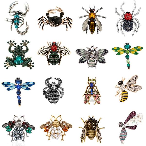 pins, brooches allyes animal bee spider frog crab pearl crystal insect brooch pin jewelry banquet gifts accessories, Gray
pins, brooches allyes animal bee spider frog crab pearl crystal insect brooch pin jewelry banquet gifts accessories, Gray