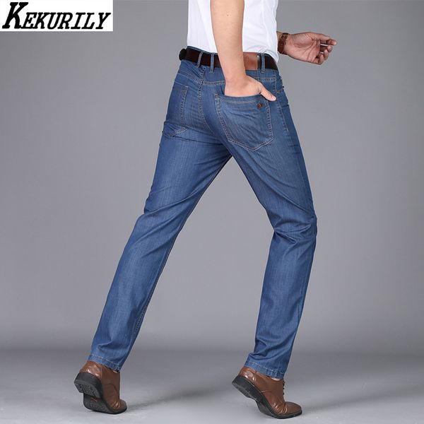 men's jeans spring summer for men 2021 business casual stretch straight plus size thin denim pant male lightweight long trousers, Blue
men's jeans spring summer for men 2021 business casual stretch straight plus size thin denim pant male lightweight long trousers, Blue