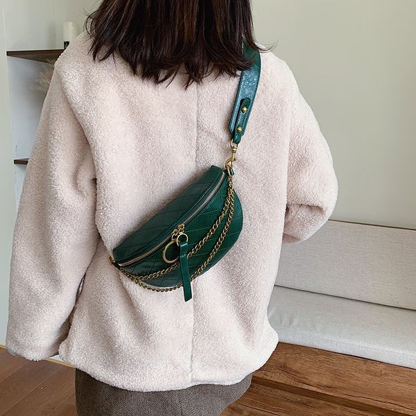 pu leather diamond check waist bag 2020 new fashion retro chest bag pure color chain clutch shoulder messenger
pu leather diamond check waist bag 2020 new fashion retro chest bag pure color chain clutch shoulder messenger