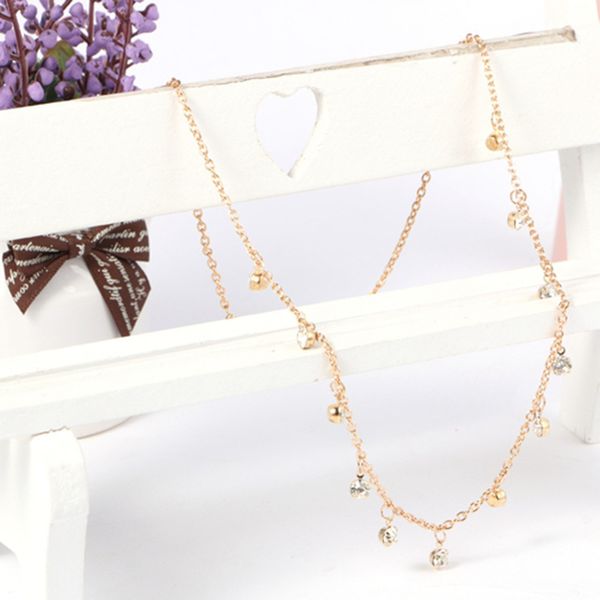 crystal pendant short money korean sweater chain exquisite chain new fashion women's popular temperament women, Golden;silver
crystal pendant short money korean sweater chain exquisite chain new fashion women's popular temperament women, Golden;silver
