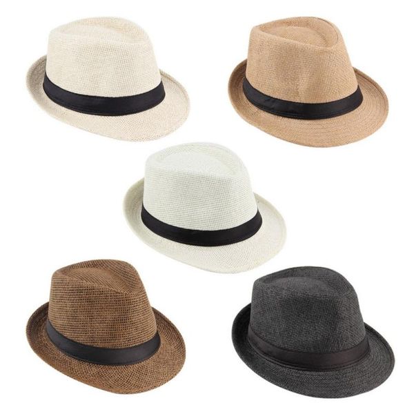 summer bucket hat men women straw hat beach sunhat fedora trilby straw panama caps fit for women men, Blue;gray
summer bucket hat men women straw hat beach sunhat fedora trilby straw panama caps fit for women men, Blue;gray