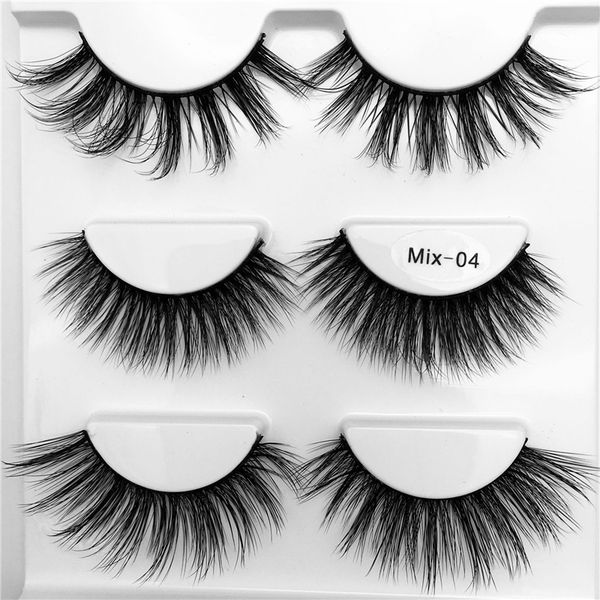false eyelashes 3 pairs 3d mink hair handmade natural extension dense eyelash makeup lashes supplies
false eyelashes 3 pairs 3d mink hair handmade natural extension dense eyelash makeup lashes supplies