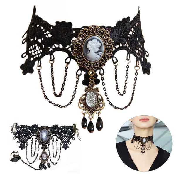 chokers clavicle choker necklace vintage gear lace charm gothic style jewellery for women party cosplay, Golden;silver
chokers clavicle choker necklace vintage gear lace charm gothic style jewellery for women party cosplay, Golden;silver