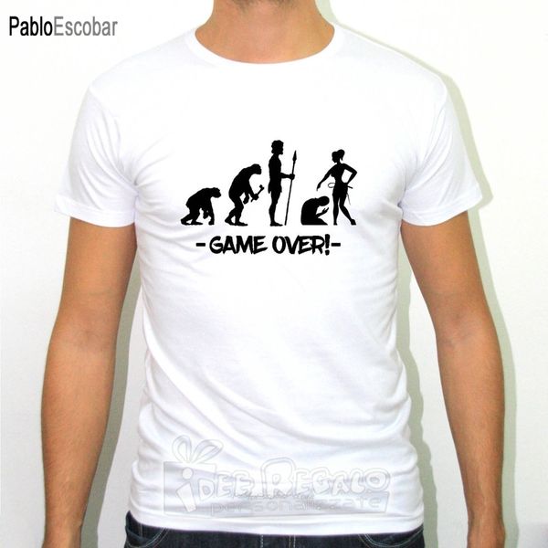 summer men short-sleeved fitness clothing evolution wedding groom game over bachelor party harajuku tee shirts
summer men short-sleeved fitness clothing evolution wedding groom game over bachelor party harajuku tee shirts