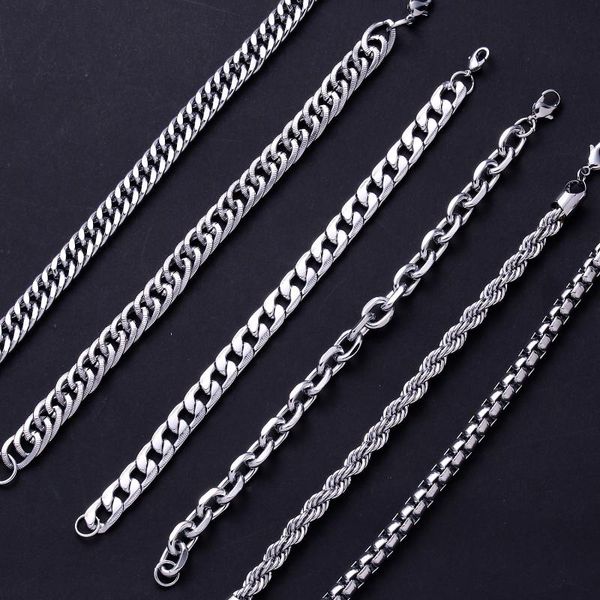 charm bracelets belleper stainless steel men charms bracelet punk man & bangles wristband fashion link chain jewelry, Golden;silver
charm bracelets belleper stainless steel men charms bracelet punk man & bangles wristband fashion link chain jewelry, Golden;silver