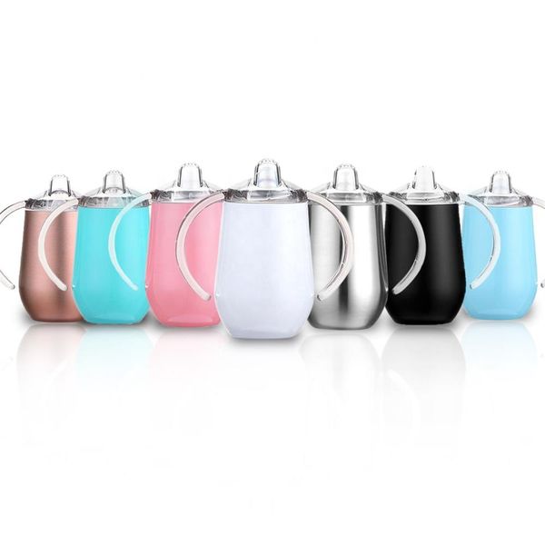 stainless steel baby sippy cup 10oz kids water bottle with two handle lid bpa double walled travel ocean freight
stainless steel baby sippy cup 10oz kids water bottle with two handle lid bpa double walled travel ocean freight