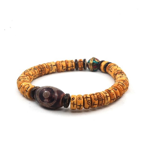 charm bracelets pohier natural retro cross yak bone tibtan buddhist hand braided bracelet for man women jewelry, Golden;silver
charm bracelets pohier natural retro cross yak bone tibtan buddhist hand braided bracelet for man women jewelry, Golden;silver