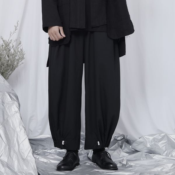 original new casual pants men's loose straight-leg pants japanese trend yamamoto wind dark wide-leg men's nine-point, Black
original new casual pants men's loose straight-leg pants japanese trend yamamoto wind dark wide-leg men's nine-point, Black