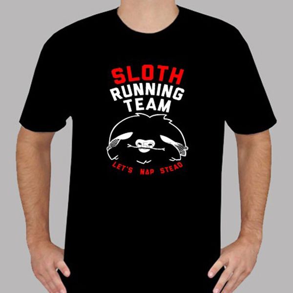 new sloth running team funny costume men black t-shirt size s to 3xl
new sloth running team funny costume men black t-shirt size s to 3xl
