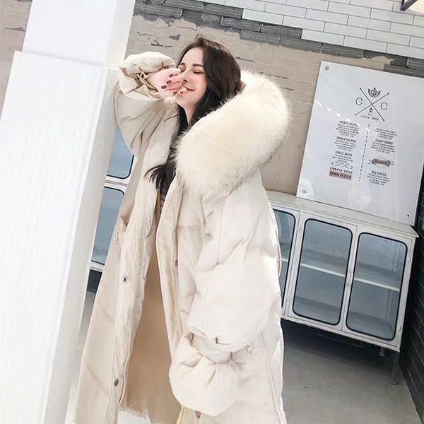 -30 degree loose women down jackets coat duck down filling large fur collar thick warm waterproof women winter coat snow wear, Black
-30 degree loose women down jackets coat duck down filling large fur collar thick warm waterproof women winter coat snow wear, Black