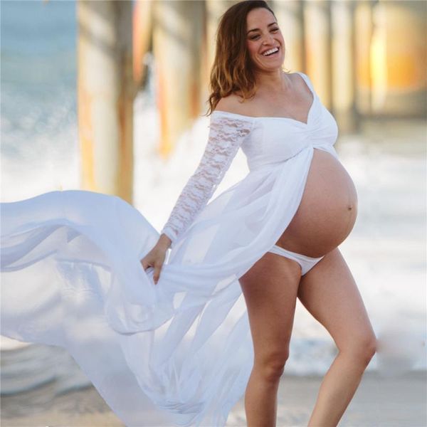 white lace maternity dress pgraphy long pregnancy shoot dresses split front women pregnant maxi gown for p prop new
white lace maternity dress pgraphy long pregnancy shoot dresses split front women pregnant maxi gown for p prop new