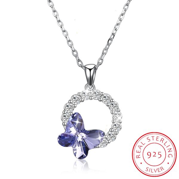 lekani женщины от ювелирных изделий swarovski fine бабочка кристалл ожерелье мода lady collares, Silver
lekani женщины от ювелирных изделий swarovski fine бабочка кристалл ожерелье мода lady collares, Silver