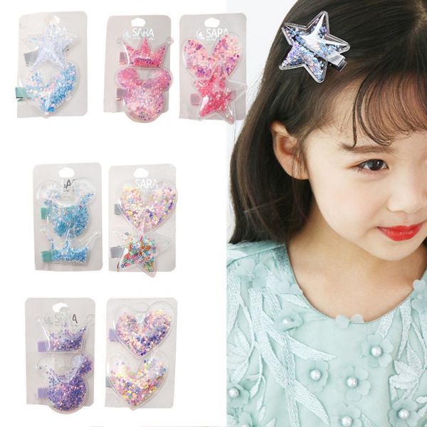 hair accessories 2pcs baby pin girls cute clips with heart star sequins design children hairpin princess, Slivery;white
hair accessories 2pcs baby pin girls cute clips with heart star sequins design children hairpin princess, Slivery;white