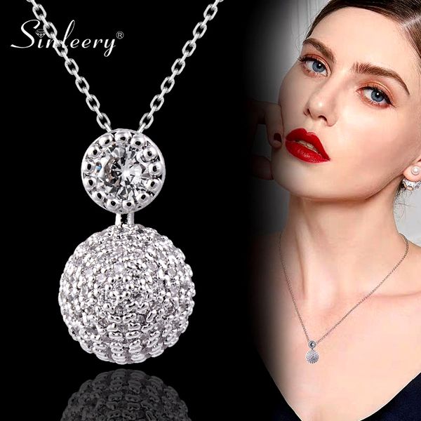 sinleery round colorful crystal ball pendant necklace silver color chain green white blue zircon choker necklace xl775 ssg
sinleery round colorful crystal ball pendant necklace silver color chain green white blue zircon choker necklace xl775 ssg