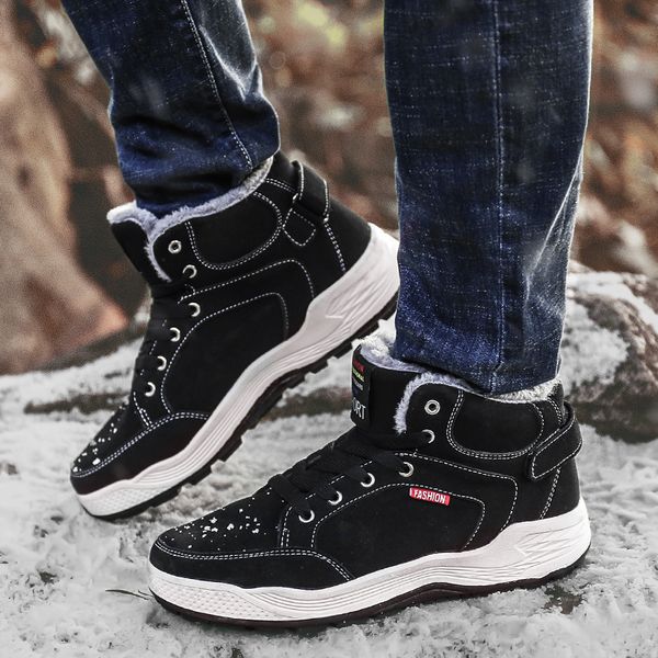 weweya size 48 winter fur sonw shoes for man thick bottom black ankle boots outdoor climb walking shoe plush lace up boots men
weweya size 48 winter fur sonw shoes for man thick bottom black ankle boots outdoor climb walking shoe plush lace up boots men