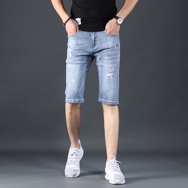 длина колена жан мужчины лето синий короткие джинсы streetwear stretch прямой рваные джинсовые шорты, Blue
длина колена жан мужчины лето синий короткие джинсы streetwear stretch прямой рваные джинсовые шорты, Blue
