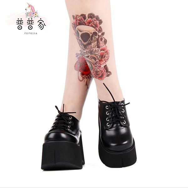 princess sweet lolita shoes handmade punk wind 10cm muffin shoes lace up horseshoe sole punk fashion women pu9618, Black
princess sweet lolita shoes handmade punk wind 10cm muffin shoes lace up horseshoe sole punk fashion women pu9618, Black