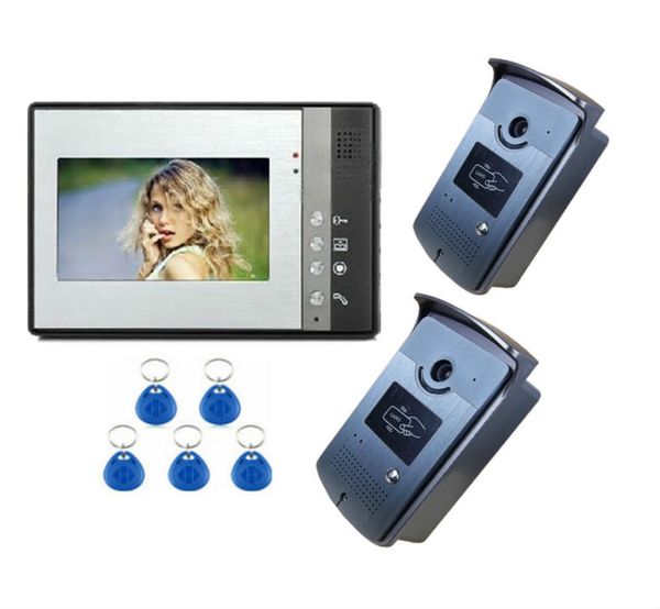 video door phones yobang security rfid unlock intercom 7" lcd display with 2 ir night metal cameras apartment home doorbell
video door phones yobang security rfid unlock intercom 7" lcd display with 2 ir night metal cameras apartment home doorbell