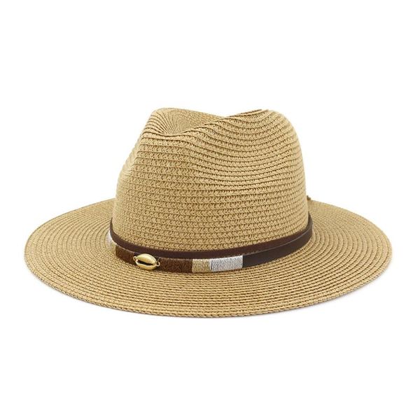 summer straw hat for men women sun beach hat men jazz panama hats fedora wide brim sun protection cap with leather belt, Blue;gray
summer straw hat for men women sun beach hat men jazz panama hats fedora wide brim sun protection cap with leather belt, Blue;gray
