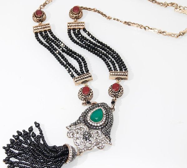 sunspice-ms handmade bead pendant necklace for women full rhinestone nigerian wedding jewelry long natural stone chain boho88, Silver
sunspice-ms handmade bead pendant necklace for women full rhinestone nigerian wedding jewelry long natural stone chain boho88, Silver