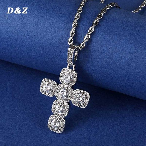 pendant necklaces d&z iced out cross necklace mens/women micro paved cz hip hop gold silver color charm chains jewelry gift
pendant necklaces d&z iced out cross necklace mens/women micro paved cz hip hop gold silver color charm chains jewelry gift