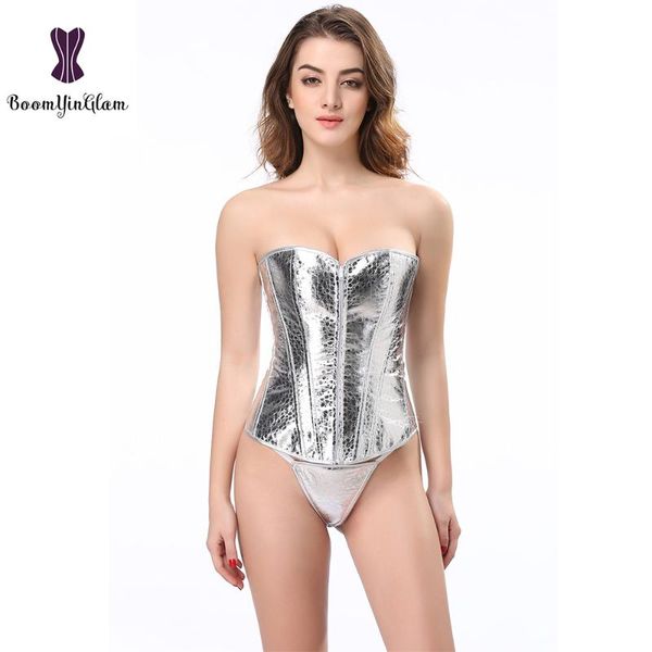 bustiers & corsets corset bustier women vintage style silver overbust leather nightclub lingerie strapless shaper, Black;white
bustiers & corsets corset bustier women vintage style silver overbust leather nightclub lingerie strapless shaper, Black;white