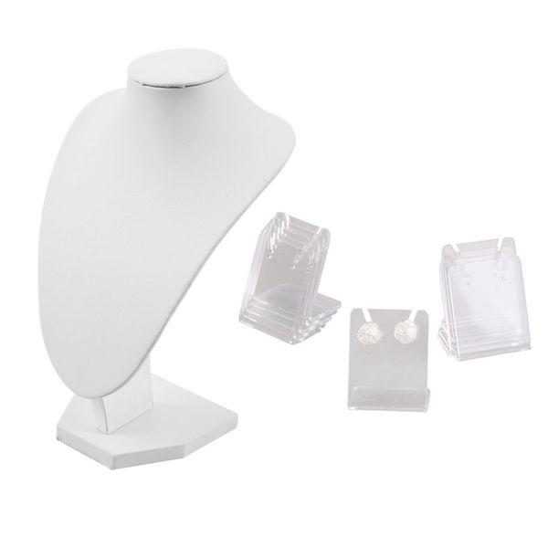 11 pcs accessories: 10 pcs showcase display stand earring & 1 jewelry stand portrait model necklace display white, Pink;blue
11 pcs accessories: 10 pcs showcase display stand earring & 1 jewelry stand portrait model necklace display white, Pink;blue