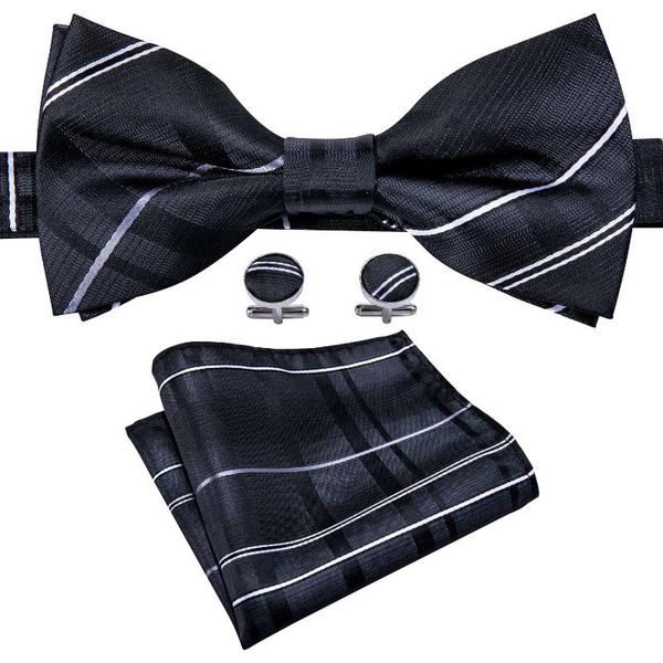 bow ties lh-840 bowtie men formal necktie men's fashion business wedding solid black tie stripe male dress shirt accessory barry.wang, Black;gray
bow ties lh-840 bowtie men formal necktie men's fashion business wedding solid black tie stripe male dress shirt accessory barry.wang, Black;gray