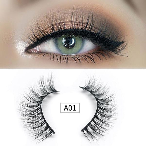 false eyelashes maquiagem 1 pairs natural fake lashes long makeup 3d mink eyelash extension for beauty
false eyelashes maquiagem 1 pairs natural fake lashes long makeup 3d mink eyelash extension for beauty