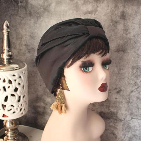 double stretch satin turban hat brim satin night hat band sleep cover head flower elastic cap lined bonnet cap night bo n9d0, Blue;gray
double stretch satin turban hat brim satin night hat band sleep cover head flower elastic cap lined bonnet cap night bo n9d0, Blue;gray