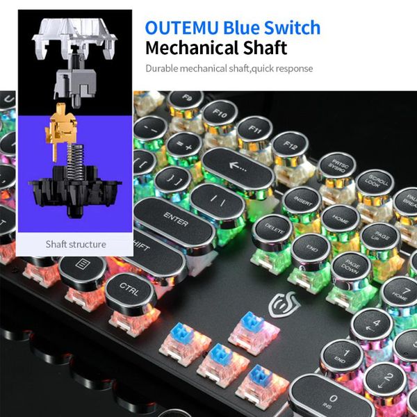 hjk900-5 wired mechanical keyboard with 104 keys backlight effect plated keyboard for lapwith outemu blue switches
hjk900-5 wired mechanical keyboard with 104 keys backlight effect plated keyboard for lapwith outemu blue switches