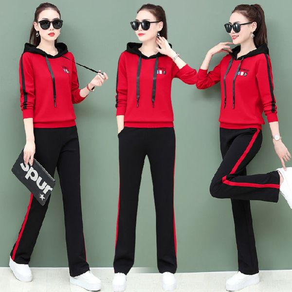 sports suit women's spring and autumn 2020 new korean style sweater fashion temperament hooded sweater casual two-piece set xyr2r, Gray
sports suit women's spring and autumn 2020 new korean style sweater fashion temperament hooded sweater casual two-piece set xyr2r, Gray