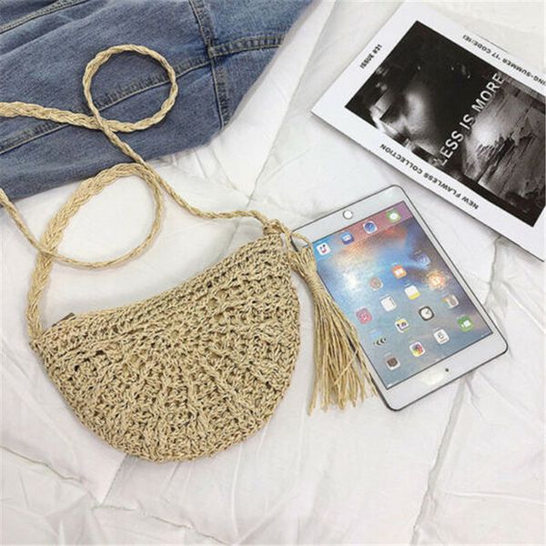 new style women vintage straw rattan tassel messenger bags girls travel beach solid handbag shoulder bag
new style women vintage straw rattan tassel messenger bags girls travel beach solid handbag shoulder bag