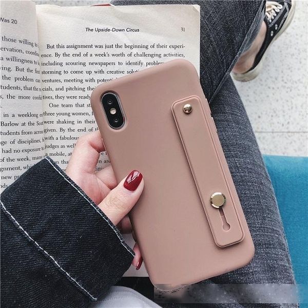 solid color case for iphone 11 pro max xs max 6 7 8 plus silicone case for huawei p30 with self-adhesive wrist strap
solid color case for iphone 11 pro max xs max 6 7 8 plus silicone case for huawei p30 with self-adhesive wrist strap
