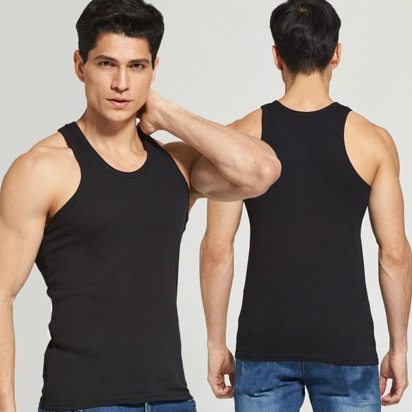 men' tank summer black men slim fit sports casual sleeveless boys bodybuilding fitness gym cotton basic crop tee, White;black
men' tank summer black men slim fit sports casual sleeveless boys bodybuilding fitness gym cotton basic crop tee, White;black