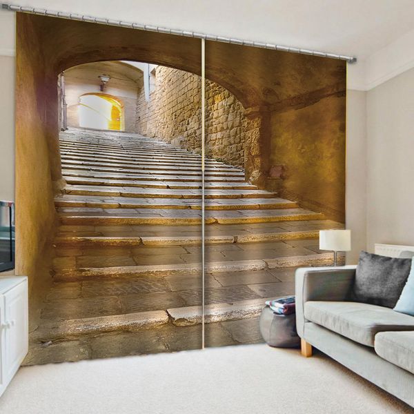 luxury blackout 3d window curtain for living room stairs three-dimensional space curtains decorative curtains
luxury blackout 3d window curtain for living room stairs three-dimensional space curtains decorative curtains