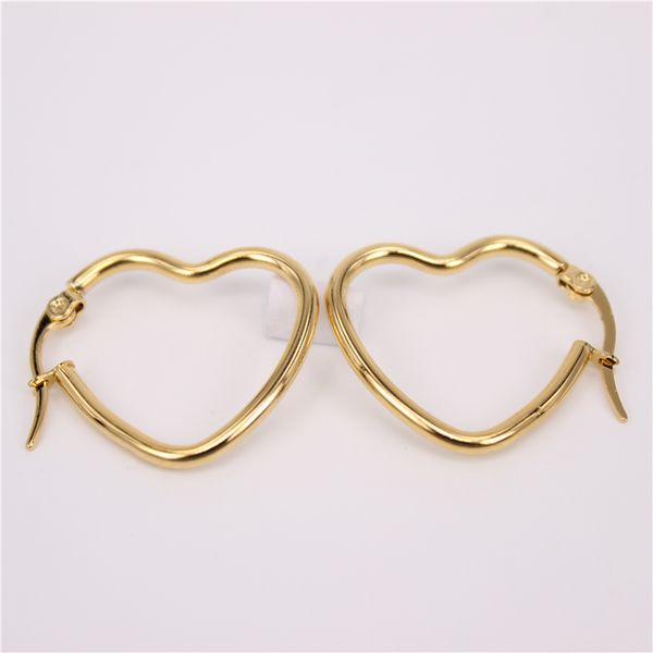 6pcs simple gold color earrings stainless steel heart-shaped wire plated earrings love heart hoop for women gift, Silver
6pcs simple gold color earrings stainless steel heart-shaped wire plated earrings love heart hoop for women gift, Silver