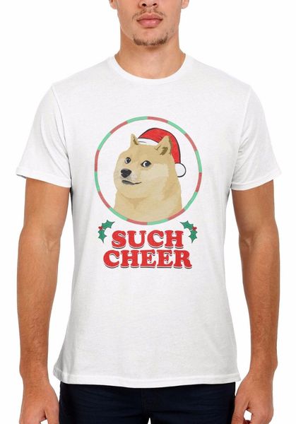 2020 men's fashion christmas xmas doge such cheer men women t shirt funny cotton tee
2020 men's fashion christmas xmas doge such cheer men women t shirt funny cotton tee