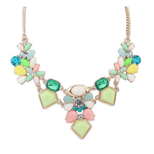 summer colorful girls elegant flower crystal choker necklace women statement necklaces & pendants gift, Golden;silver
summer colorful girls elegant flower crystal choker necklace women statement necklaces & pendants gift, Golden;silver