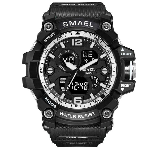 men sport watches analog digital led backlight men sport watch relogio masculino watches army wateproof digital watch, Slivery;brown
men sport watches analog digital led backlight men sport watch relogio masculino watches army wateproof digital watch, Slivery;brown