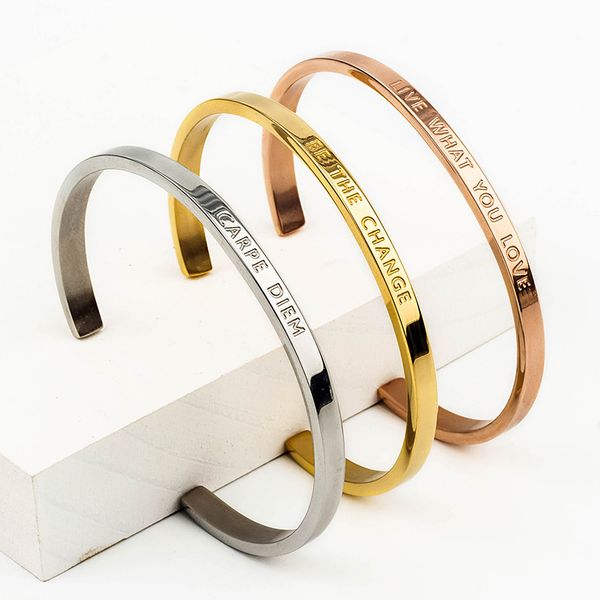 bracelets simple couples rose gold fashion men and women open titanium steel accessories hundred simple and elegant wrist strap, Golden;silver
bracelets simple couples rose gold fashion men and women open titanium steel accessories hundred simple and elegant wrist strap, Golden;silver