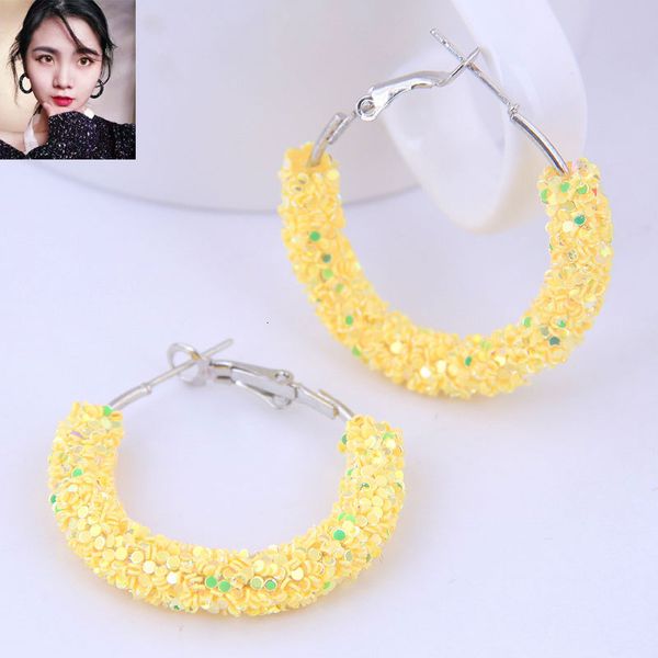 hoop & huggie 2021 bohemian earrings for women trendy female fashion yellow black brincos boucle d'oreille femme accessories, Golden;silver
hoop & huggie 2021 bohemian earrings for women trendy female fashion yellow black brincos boucle d'oreille femme accessories, Golden;silver