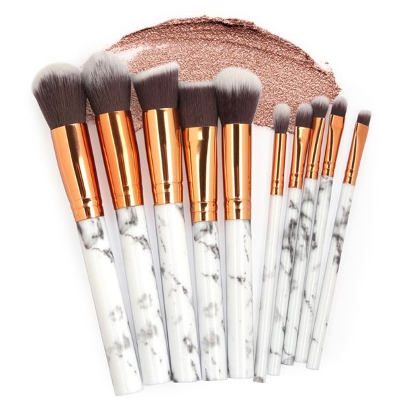 makeup brushes 10pcs/set professional marbling handle powder foundation eyeshadow lip make up set beauty tools
makeup brushes 10pcs/set professional marbling handle powder foundation eyeshadow lip make up set beauty tools