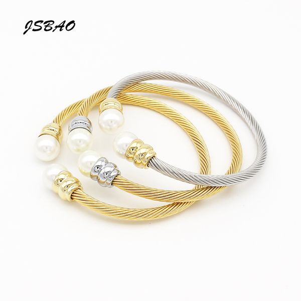 jsbao new fashion imitation pearl bracelets& bangles for women stainless steel luxury cuff bangles women jewelry, Black
jsbao new fashion imitation pearl bracelets& bangles for women stainless steel luxury cuff bangles women jewelry, Black