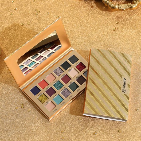 eye shadow 18 colors matte shimmer radiant glitter palette lasting waterproof easy to color eyeshadow
eye shadow 18 colors matte shimmer radiant glitter palette lasting waterproof easy to color eyeshadow