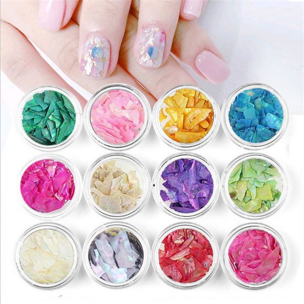 fb09 12pcs/set nail shell flakes nail glitter for art decor diy art accessories 3d manicure tools flakes multi-colors, Silver;gold
fb09 12pcs/set nail shell flakes nail glitter for art decor diy art accessories 3d manicure tools flakes multi-colors, Silver;gold
