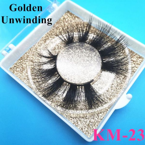 false eyelashes golden unwinding km-23 100% mink wholesale dramatic long 3d hair custom box vendor
false eyelashes golden unwinding km-23 100% mink wholesale dramatic long 3d hair custom box vendor
